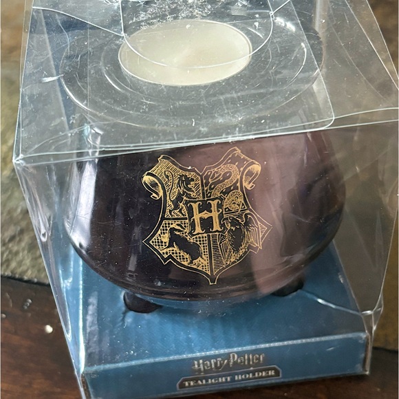NEW! Never opened!  HARRY POTTER tea light holder with white tea light candle - Picture 2 of 8